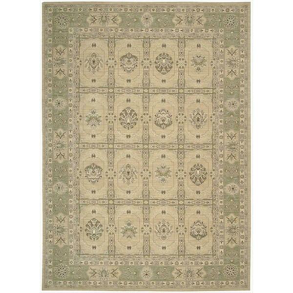 Nourison Persian Empire Area Rug Collection Sand 7 Ft 9 In. X 10 Ft 10 In. Rectangle 99446255631